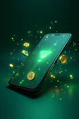 Smartfon z aplikacją kasyna